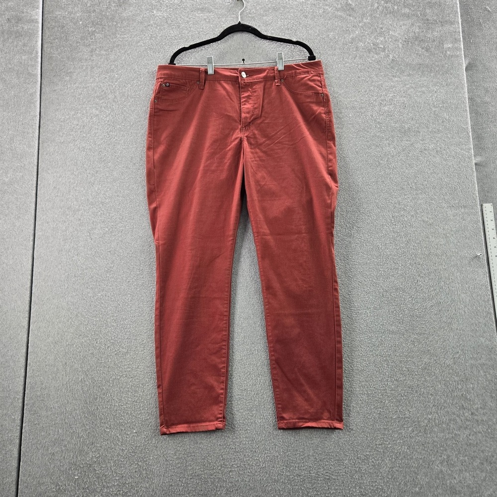 Curve Appeal Women Jegging 16/33 Orange Minimalist 28"‎ Inseam